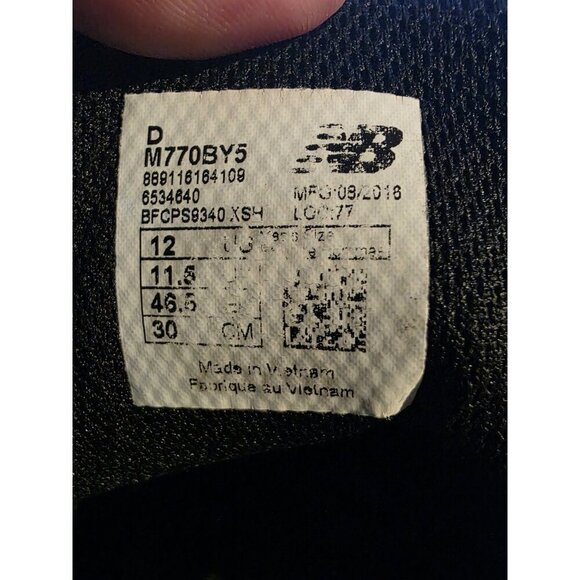 New Balance 770 V5 M770BY5 width D Sneaker Men Us 12 Running Shoes Trainers - Picture 10 of 10